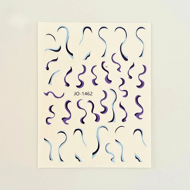 Wave Line - Nail Art Stickers