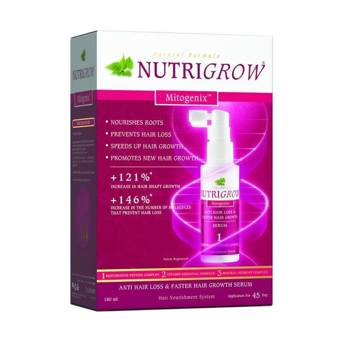 Nutrigrow Anti Hair Loss & Faster Hair Growth Serum 180 ml