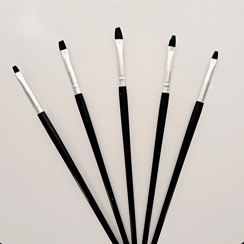 5 Piece Acrylic & Gel Brush Set