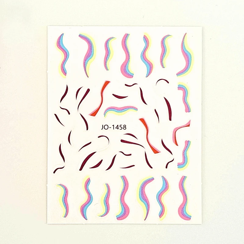 Wave Line - Nail Art Stickers