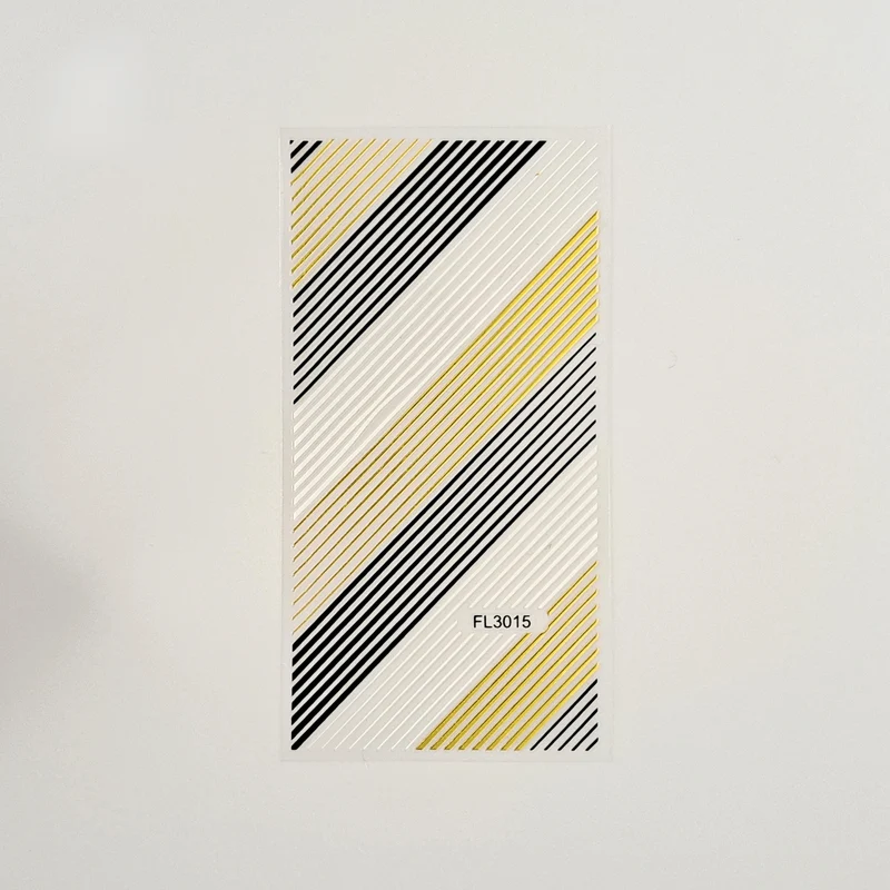 Straight Line - Nail Art Stickers