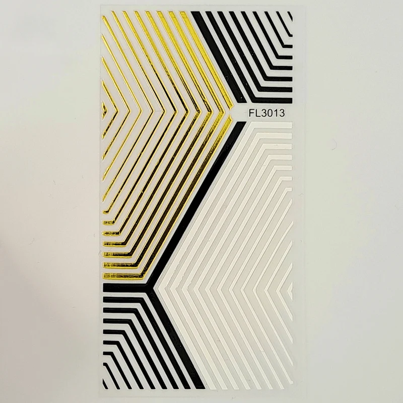 Linear Design - Nail Art Stickers