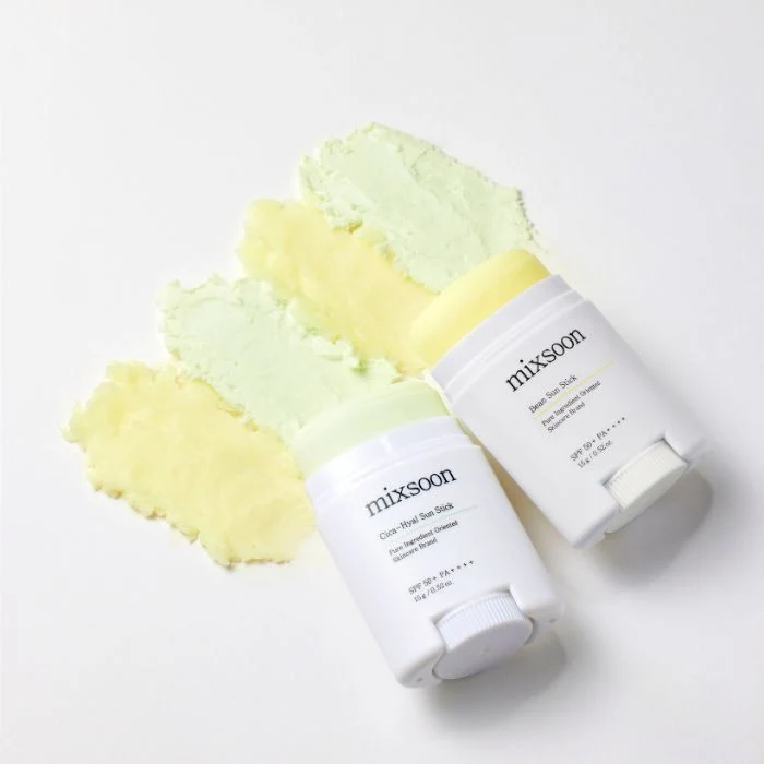 Mixsoon Bean Sun Stick (SPF50) Lightweight Matte Sun Protection with Fermented Plant Extracts - 15g