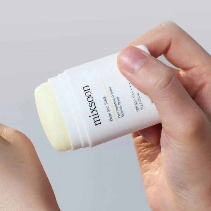 Mixsoon Bean Sun Stick (SPF50) Lightweight Matte Sun Protection with Fermented Plant Extracts - 15g