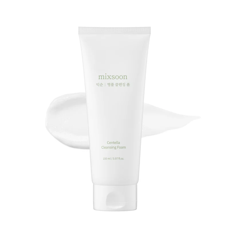 Mixsoon Centella Cleansing Foam, Low pH Gentle Cleanser with Salicylic Acid - 150ml