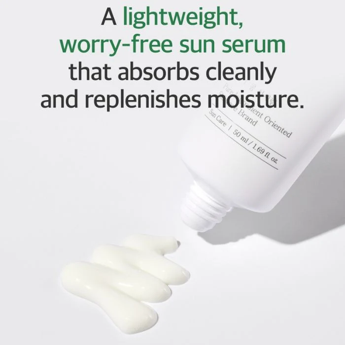 Mixsoon Bean Sun Serum (SPF50+) Lightweight Hydrating Protection with Fermented Soybean Extract - 50ml