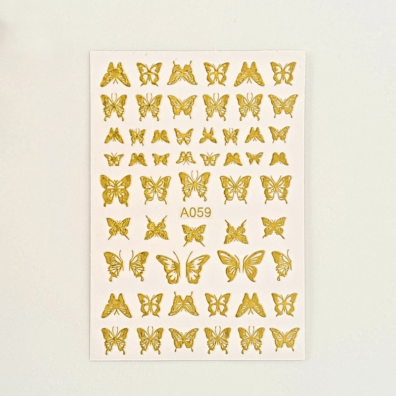 Butterfly Design - Nail Art Stickers