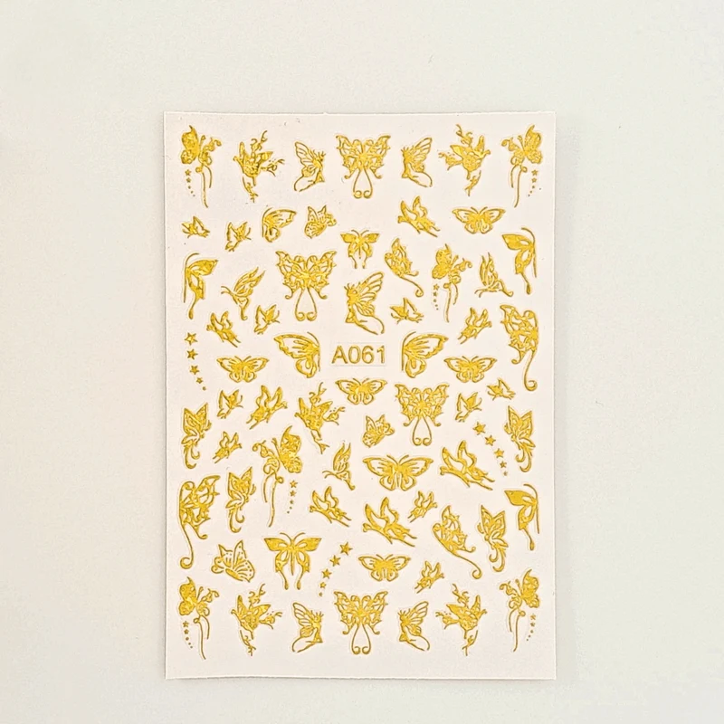 Butterfly Design - Nail Art Stickers