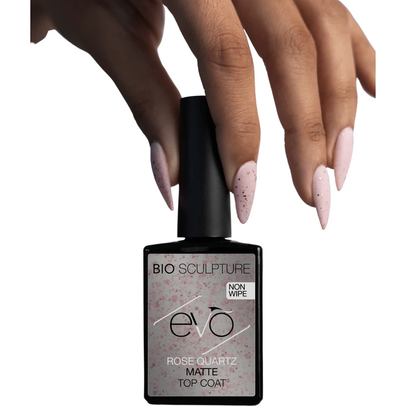 EVO Rose Quartz Matte Top Coat