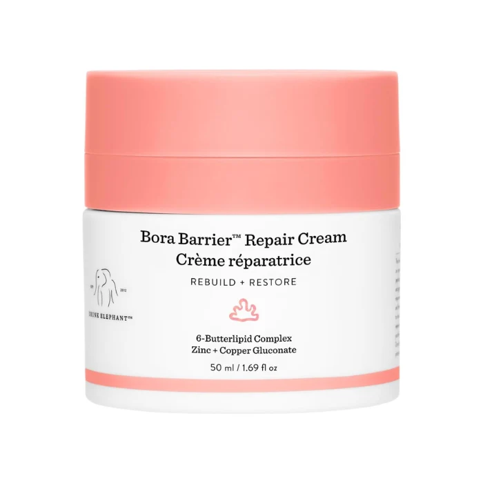 Drunk Elephant Bora Barrier Repair Cream, Ultra-Rich Moisturizer for Dry and Compromised Skin, 50ml