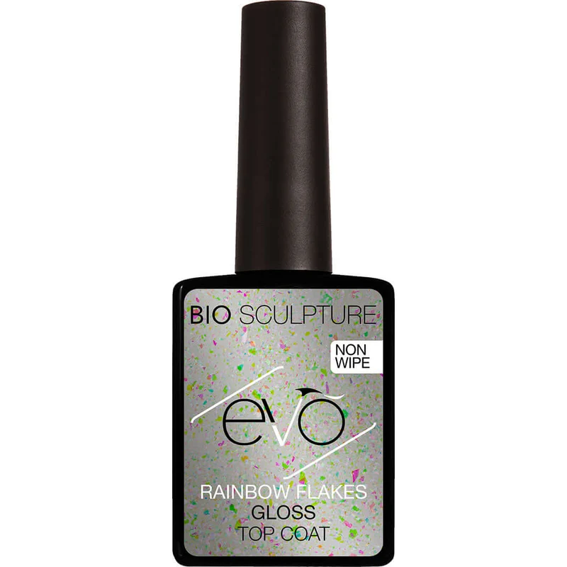 EVO Rainbow Flakes Gloss Top Coat