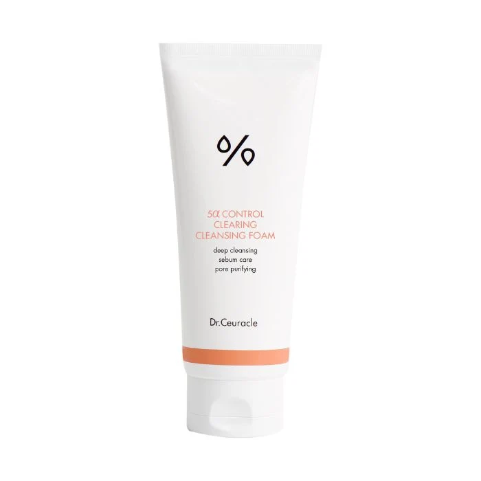 Dr. Ceuracle 5a Control Clearing Cleansing Foam, Salicylic Acid Acne Deep Cleanser - 200ml
