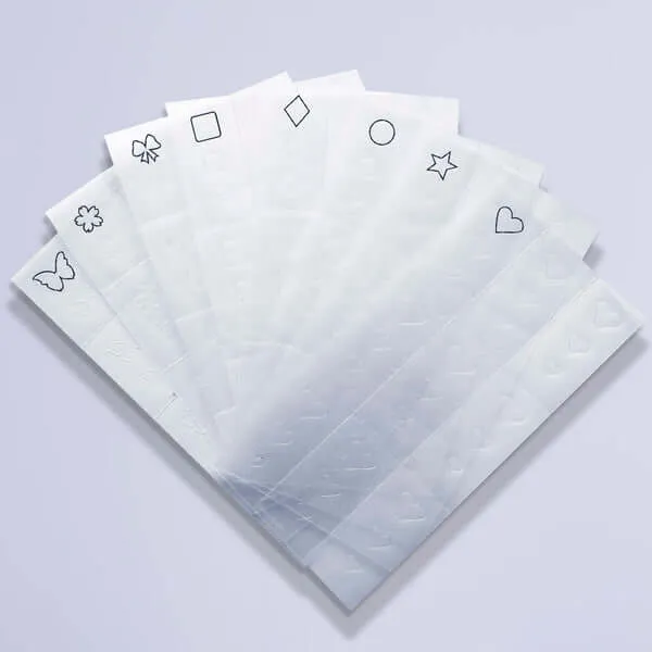 Nail Art Schablonen Stencils (Pack of 8)