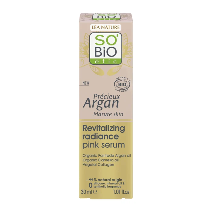 So Bio Etic Organic Argan Revitalizing Pink Serum 30ml