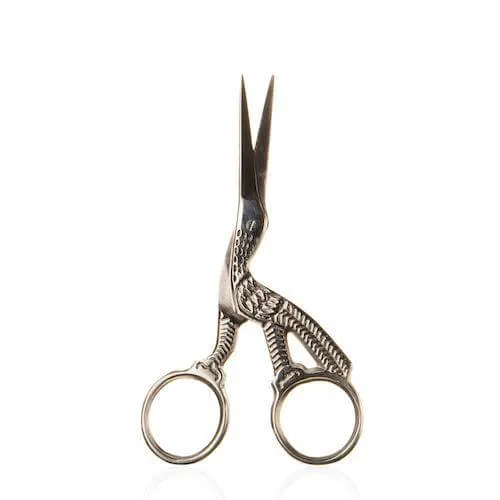 Straight Blade Silver Stork Scissors