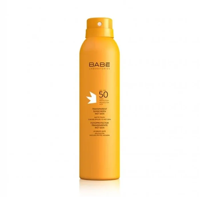 BABE Laboratorios SPF50 Sun Transparent Sunscreen Wet Skin - 200 ml