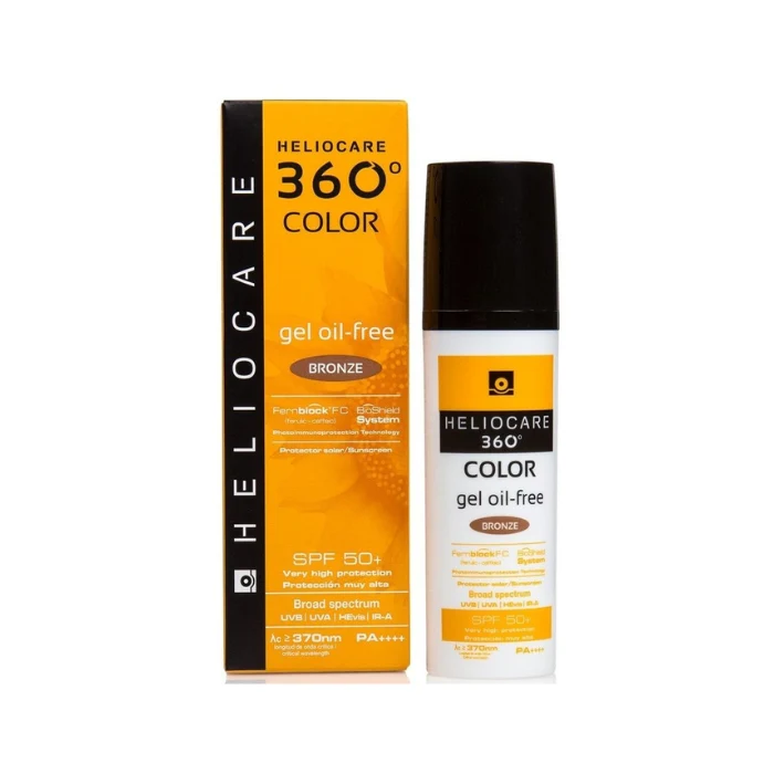 Heliocare 360 Color Bronze SPF50 Oil-Free Gel - 50ml