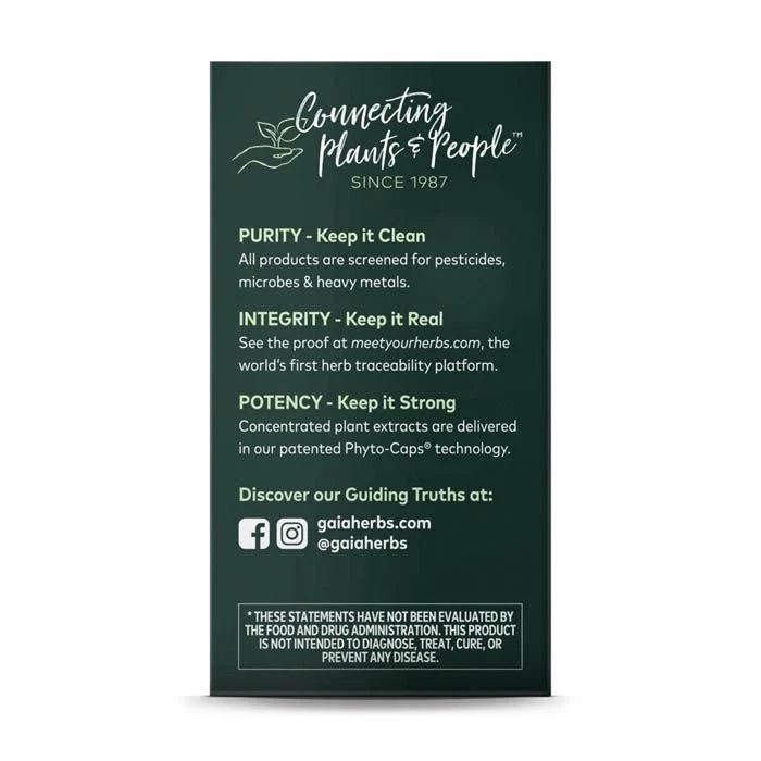 Gaia Herbs Hair Skin & Nail Support - 60 Capsules