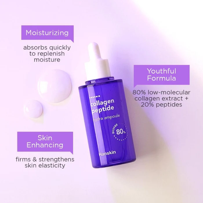 Hanskin Collagen Peptide Hydra Ampoule Serum 90ml