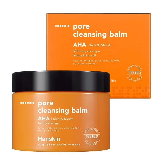 Hanskin Pore Cleansing Balm AHA Rich & Moist 80g