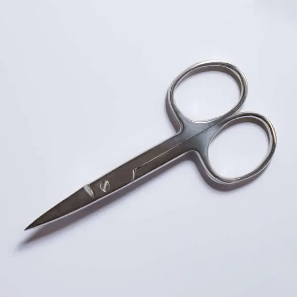 Straight Blade Silver Scissors