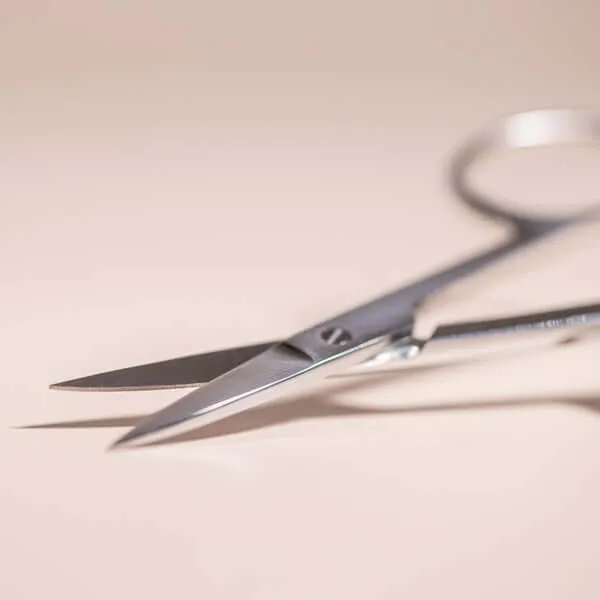 Straight Blade Silver Scissors
