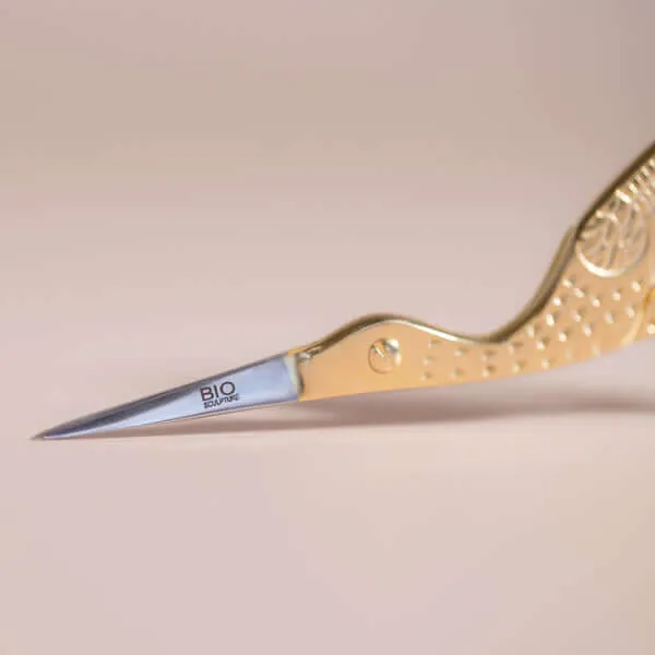 Fine Blade Gold Stork Scissors