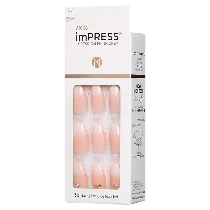 Kiss Impress Nails Medium Awestruck Medium KIMM01C 17g