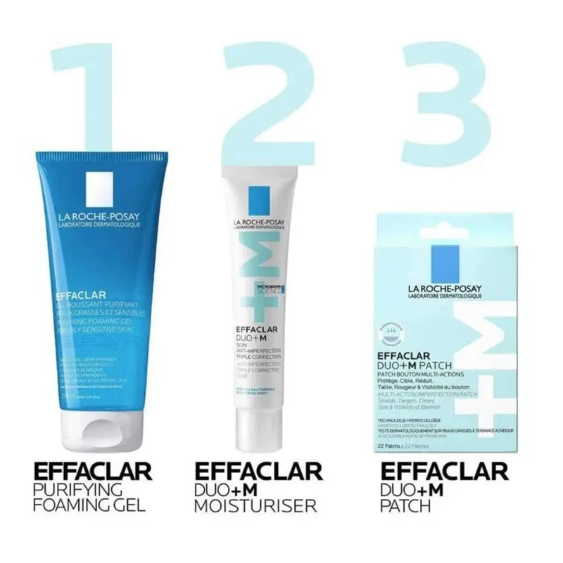 La Roche-Posay Effaclar Duo+M Patch, Multiaction Imperfection Spot Patch For Blemish, Pack of 22's
