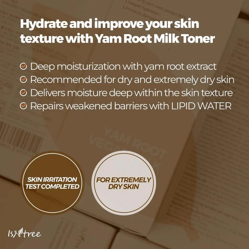 Isntree Yam Root Vegan Milk Toner 200ml