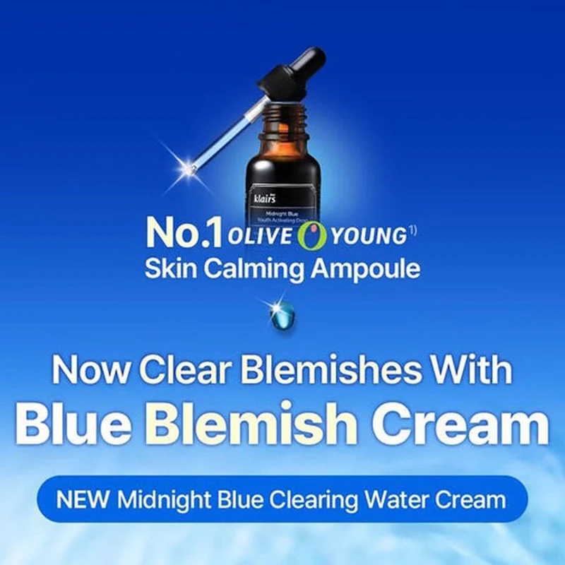 Dear Klairs Midnight Blue Clearing Water Cream 50g