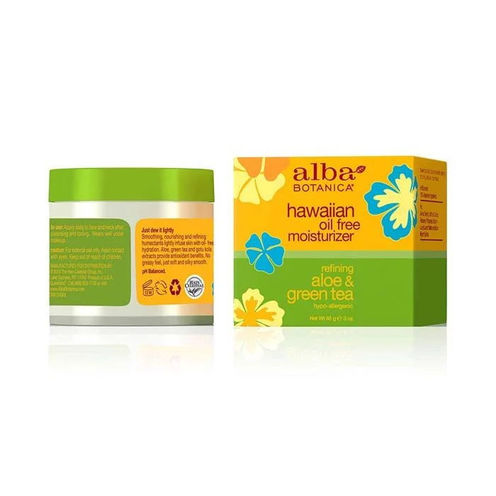 Alba Hawaiian Aloe - Green Tea Oil-Free Moisturizer 3 Oz/ 85 g