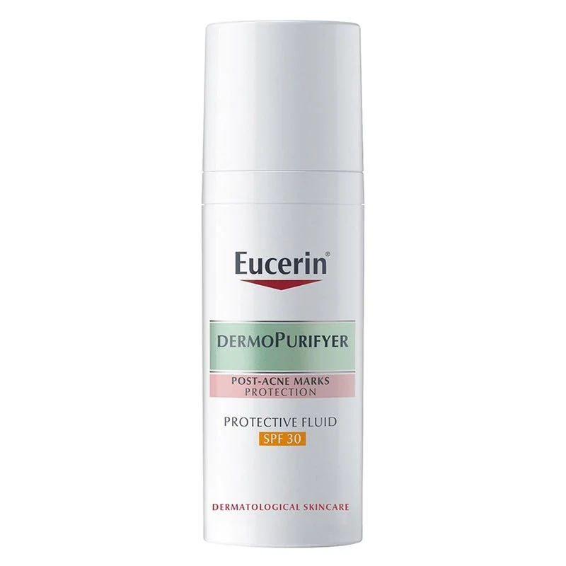 Eucerin Dermo Purifyer Post Blemish Anti-Mark SPF 30 Protective Fluid For Acne Prone Skin 50ml