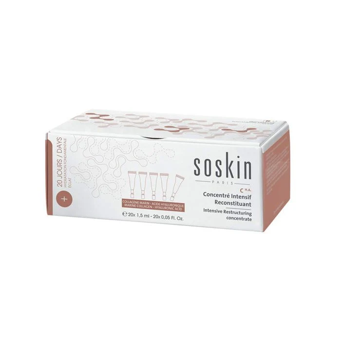 Soskin R+ Intensive Restructuring Concentrate Collagen+ Hyaluronic acid - 20 X 1.5 ml