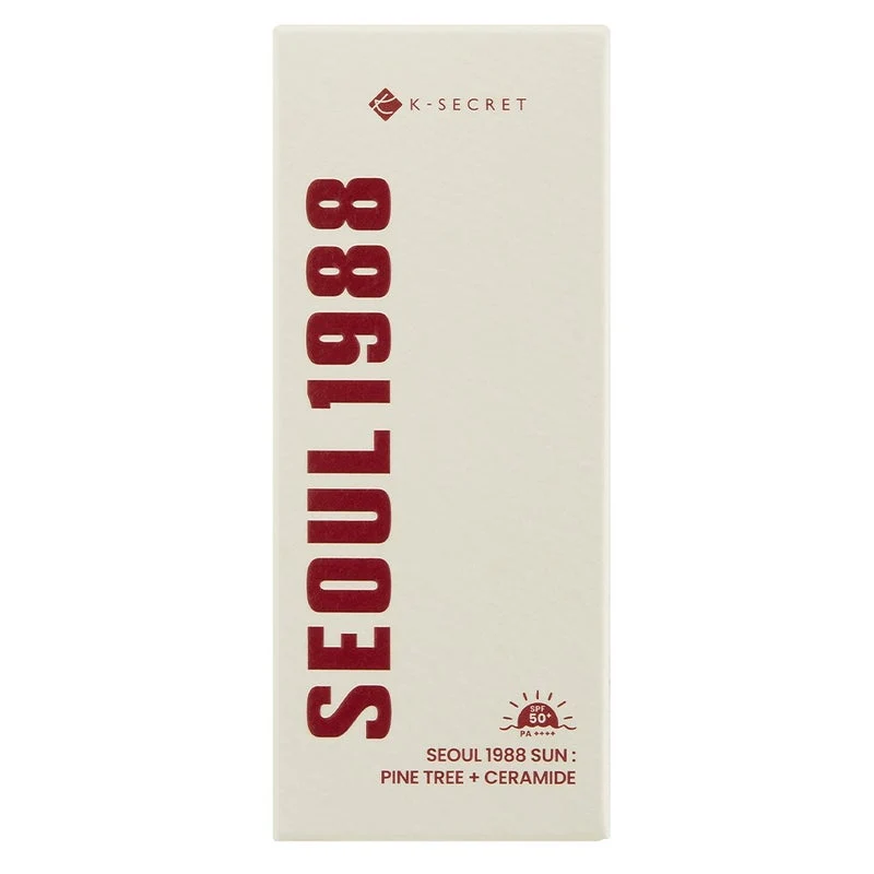 K-Secret Seoul 1988 With Pine Tree + Ceramide SPF50+ & PA++++ Sunscreen 50ml