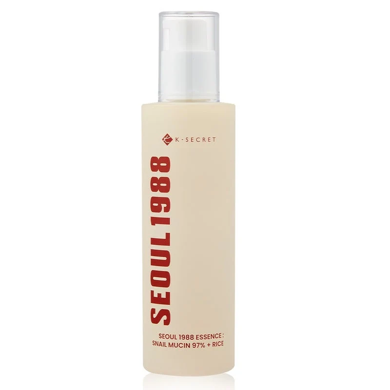 K-Secret Seoul 1988 Essence With Snail Mucin 97% + Rice For Intense Hydration 100ml