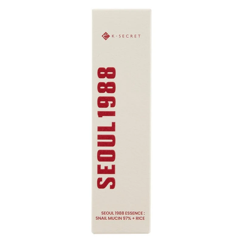 K-Secret Seoul 1988 Essence With Snail Mucin 97% + Rice For Intense Hydration 100ml
