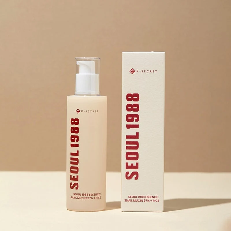 K-Secret Seoul 1988 Essence With Snail Mucin 97% + Rice For Intense Hydration 100ml