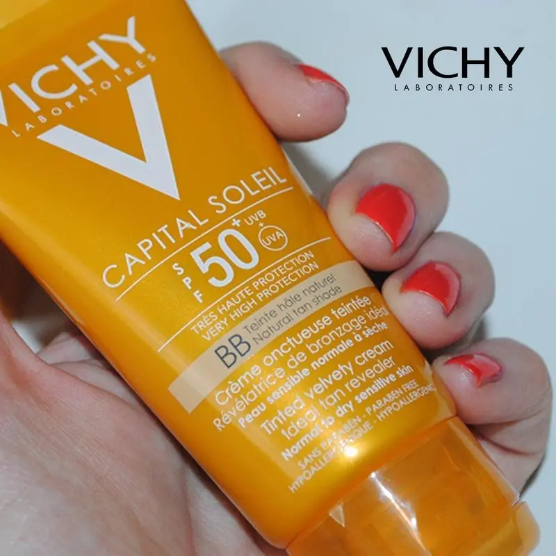Vichy Capital Soleil BB Tinted SPF 50 Anti Shine Dry Touch Face Fluid Sunscreen 50ml