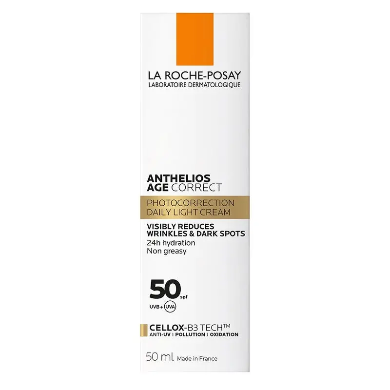 La Roche Posay Anthelios Age Correct SPF50 Anti-Ageing Invisible Sunscreen With Niacinamide 50ml