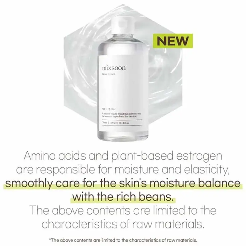 Mixsoon Bean Face Toner For All Skin Types 300ml