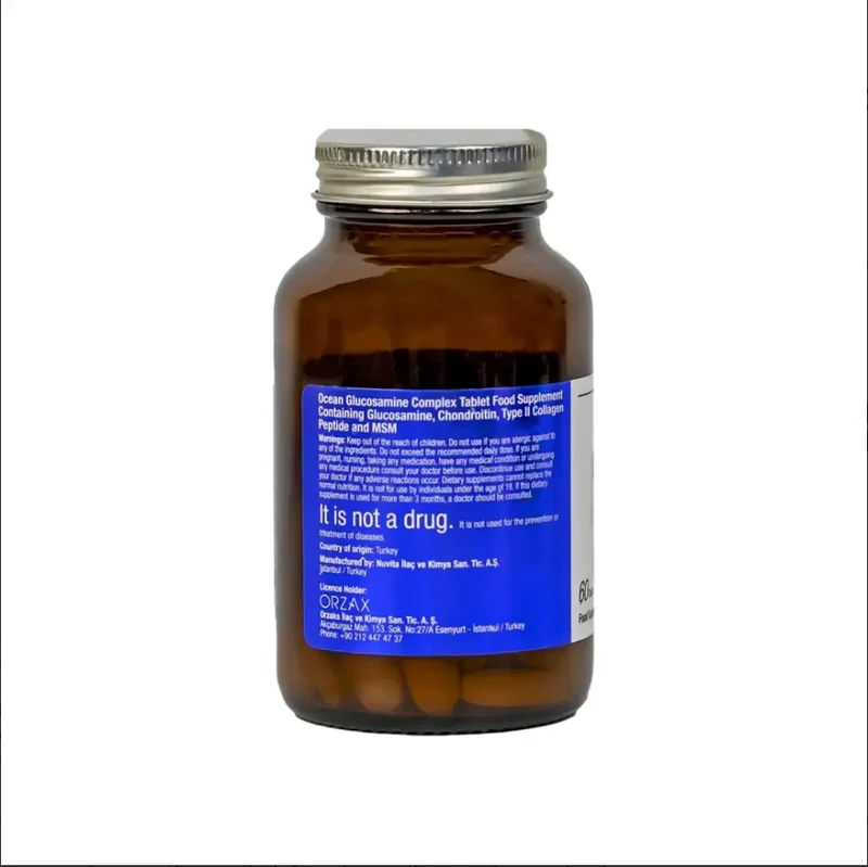 Orzax Ocean Glucosamine Complex 60 Tablets