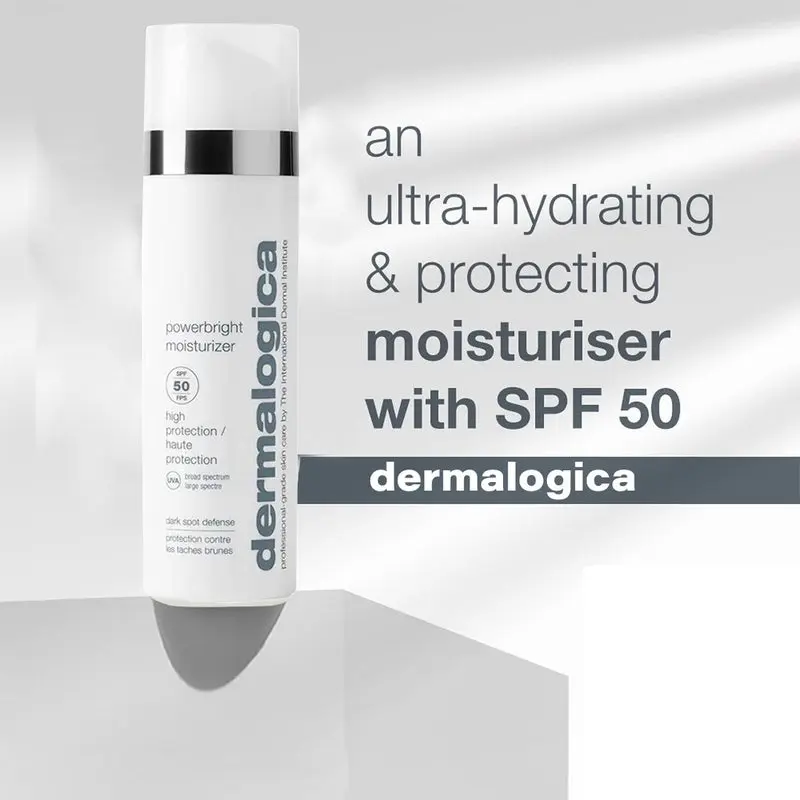 Dermalogica Powerbright Dark Spot Defense Moisturiser With SPF50 Sun Protection 50ml