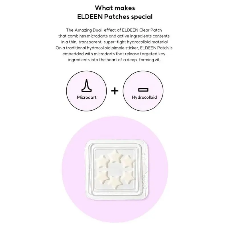 Eldeen Good Bye Dark Spots Microdart Dark Spot Patch, Pack of 6’s