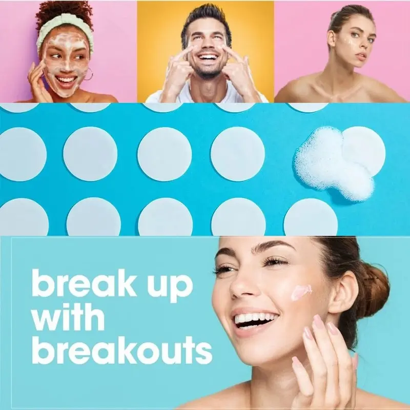 Bye Bye Blemish Dissolving Cleanser Sheets 50's