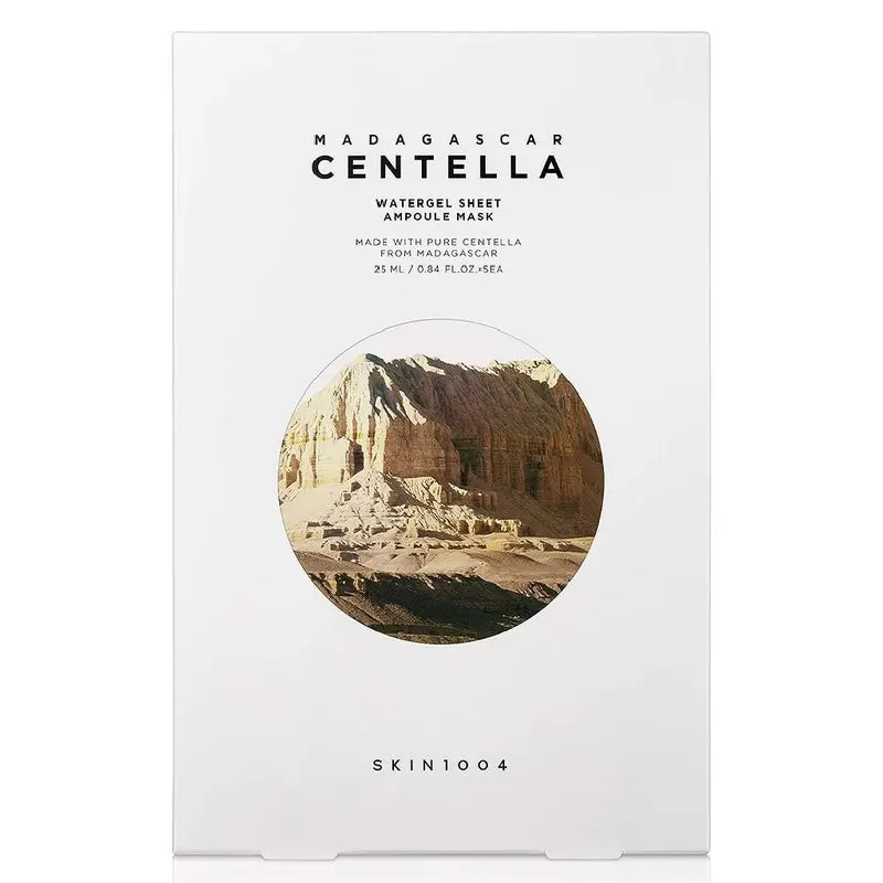 Skin1004 Madagascar Centella Watergel Sheet Ampoule Facial Mask, Pack of 25ml x 5's