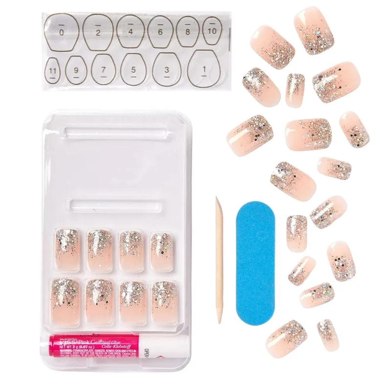 Kissgel Fantasy Medium Length Nails 24's