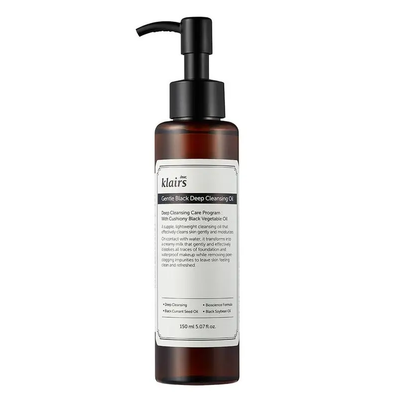 Dear Klairs Gentle Black Deep Facial Cleansing Oil 150ml