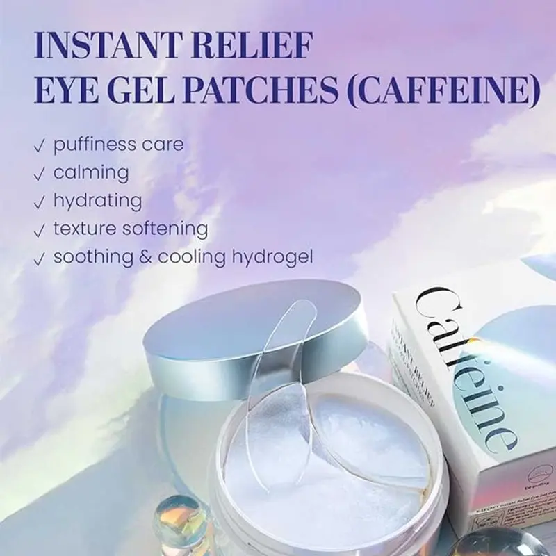 K-Secret Instant Relief Eye Gel Patches With Caffeine, Pack of 60's