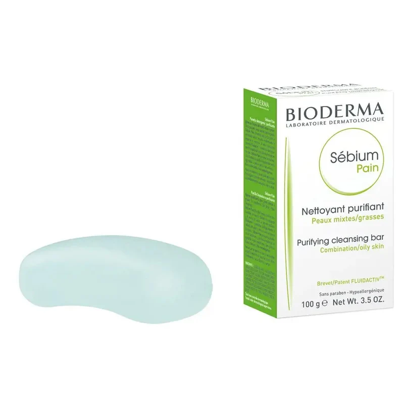 Bioderma Sebium Pain Purifying Cleansing Bar Combination To Oily Skin 100gm